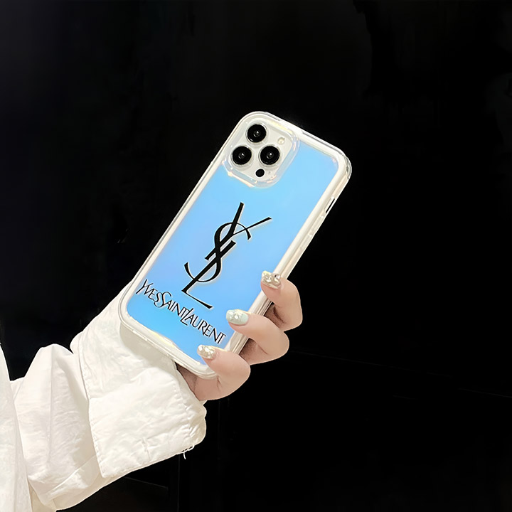 ブランドロゴ ysl風 アイフォン 15pro 携帯ケース