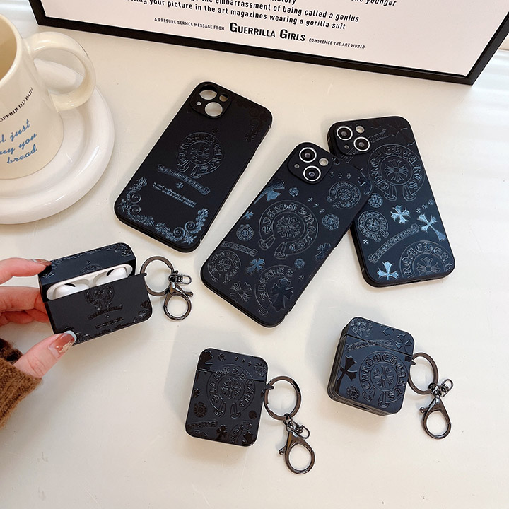 携帯ケース、イヤホンケースセット クロームハーツ iphone 15 スマホケース